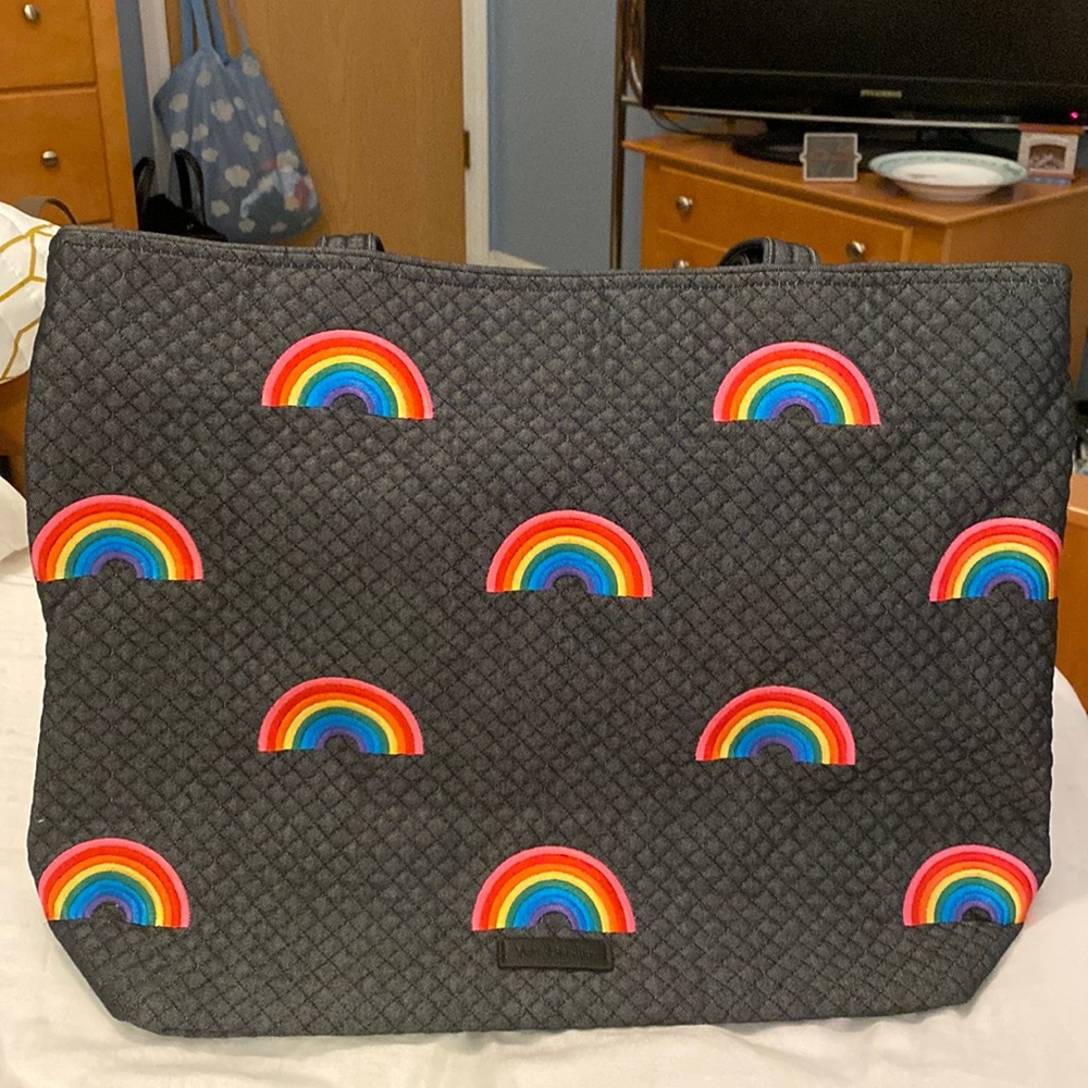 Vera Bradley large rainbow tote